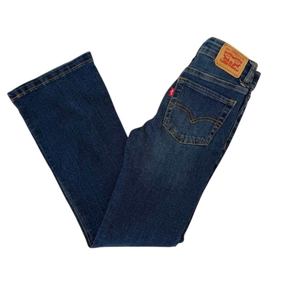 Levi's Regular Rise Flare Blue Jeans Size Youth 8